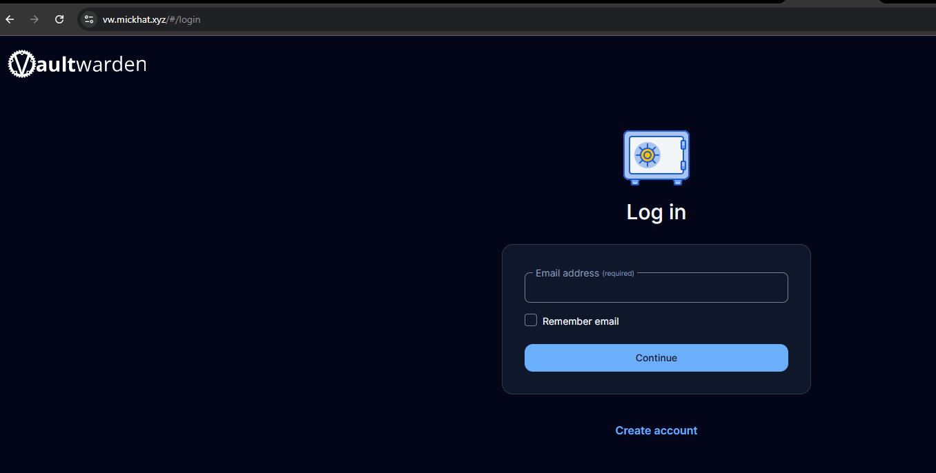 Vaultwarden over Cloudflare HTTPS